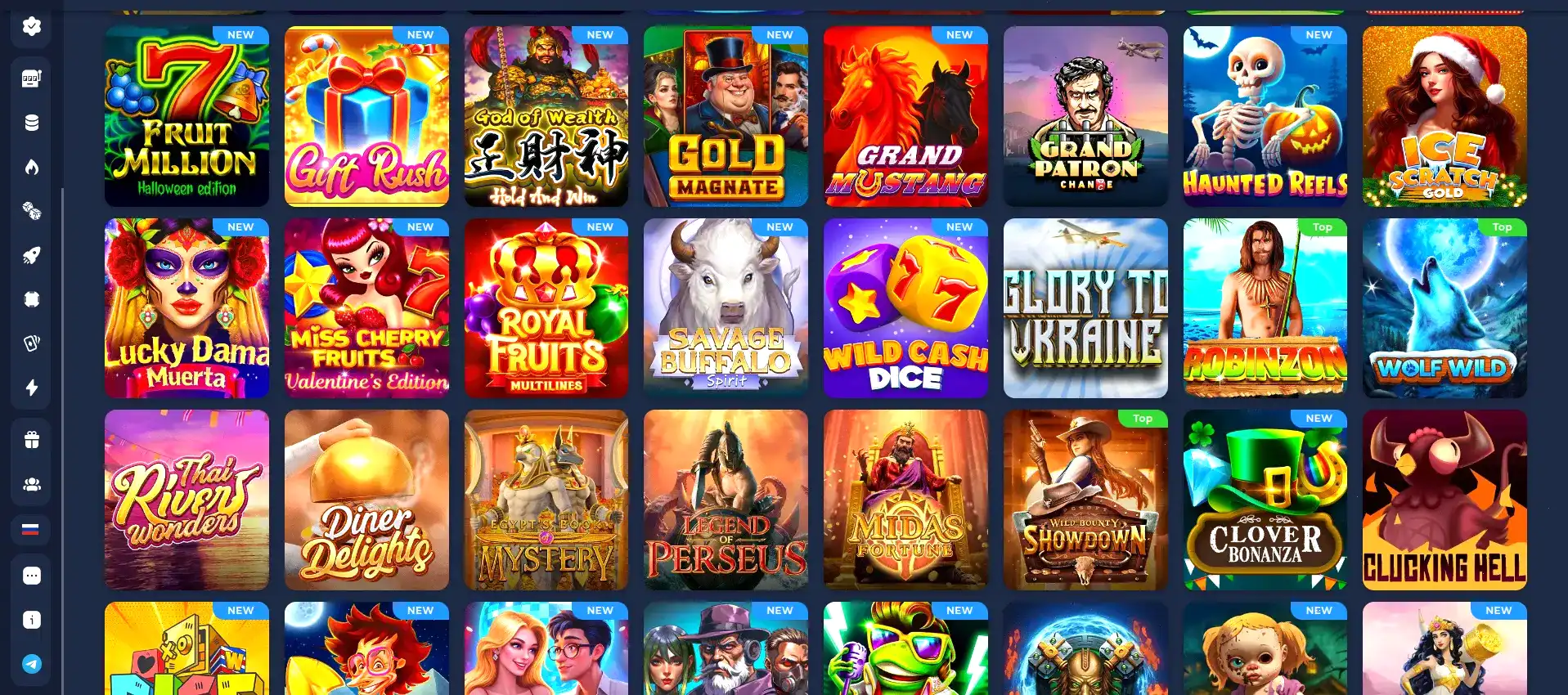 Игровой зал казино Ап Икс слоты